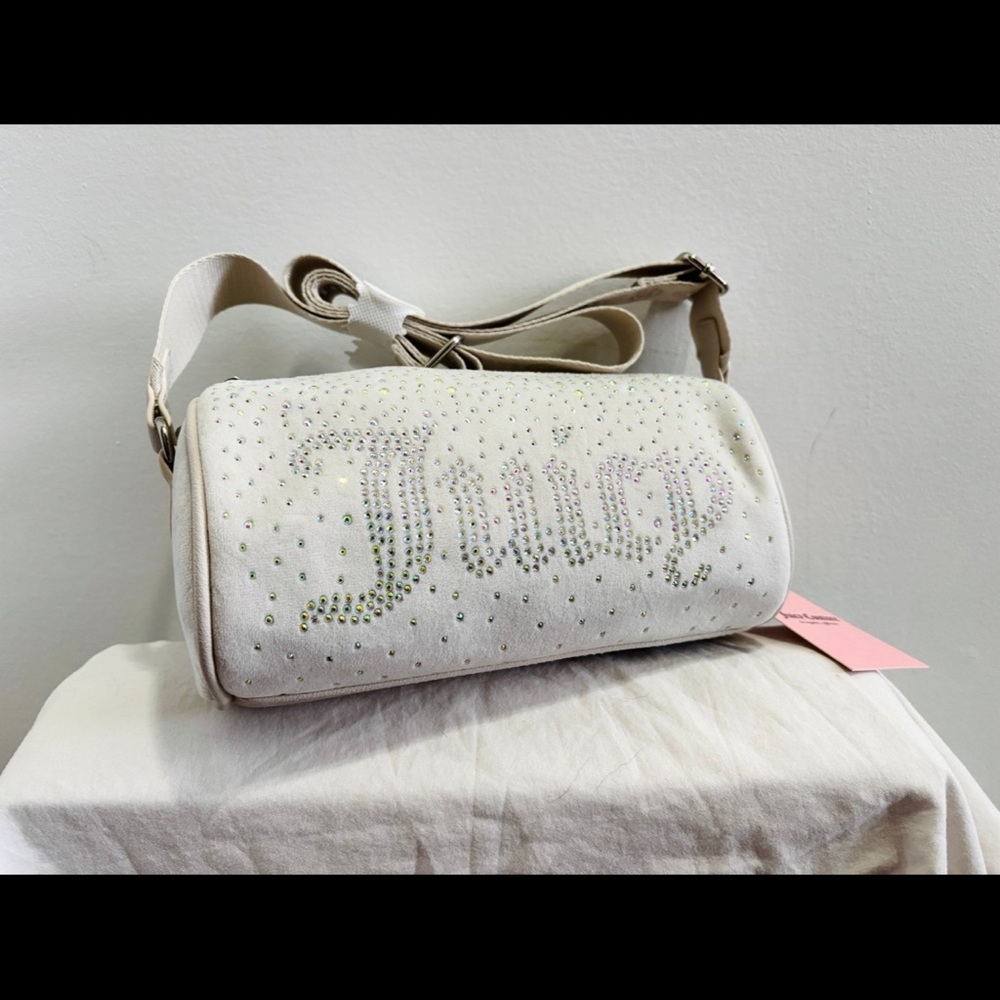 Juicy couture shine beige barrel bag